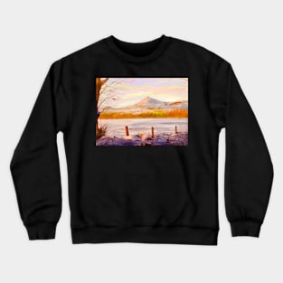 Colours of winter on Bennachie Crewneck Sweatshirt